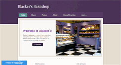 Desktop Screenshot of blackersbakeshop.com